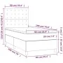 Boxspringbett mit rosa Samtmatratze 90x190 cm von vidaXL, Betten und Lattenroste - Ref: Foro24-3143240, Preis: 321,10 €, Raba...