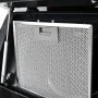 Campana extractora de pared acero inox negra 756 m³/h 90 cm de vidaXL, Extractores - Ref: Foro24-50705, Precio: 351,95 €, Des...