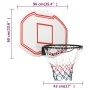 Weißes Basketball-Rückbrett aus Polyethylen, 90 x 60 x 2 cm von vidaXL, Basketball-Rückbretter - Ref: Foro24-93663, Preis: 59...
