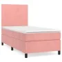 Boxspringbett mit rosa Samtmatratze 90x200 cm von vidaXL, Betten und Lattenroste - Ref: Foro24-3142886, Preis: 318,92 €, Raba...