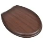 Toilet seat WC soft close lid MDF brown by vidaXL, Toilet and bidet seats - Ref: Foro24-140800, Price: 55,33 €, Discount: %