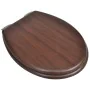 Toilettensitz WC Soft-Close-Deckel MDF braun von vidaXL, Toiletten- und Bidetsitze - Ref: Foro24-140800, Preis: 55,33 €, Raba...