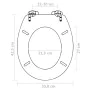 Toilettensitz WC Soft-Close-Deckel MDF braun von vidaXL, Toiletten- und Bidetsitze - Ref: Foro24-140800, Preis: 55,33 €, Raba...