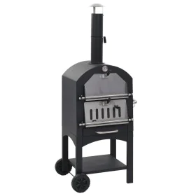Fireclay Charcoal Outdoor Pizza Oven by vidaXL, Pizza making devices - Ref: Foro24-44279, Price: 231,78 €, Discount: %