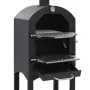 Schamotte-Holzkohle-Pizzaofen für den Außenbereich von vidaXL, Geräte zur Pizzaherstellung - Ref: Foro24-44279, Preis: 231,92...