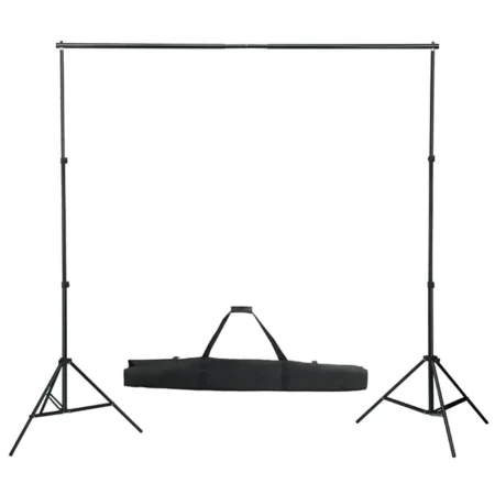 Sistema de soporte de fondo telescópico 155-300 cm de vidaXL, Montajes de estudio - Ref: Foro24-190001, Precio: 40,31 €, Desc...