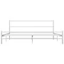 White metal bed frame 160x200 cm by vidaXL, Beds and slatted bases - Ref: Foro24-284696, Price: 117,60 €, Discount: %