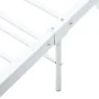 White metal bed frame 160x200 cm by vidaXL, Beds and slatted bases - Ref: Foro24-284696, Price: 117,60 €, Discount: %