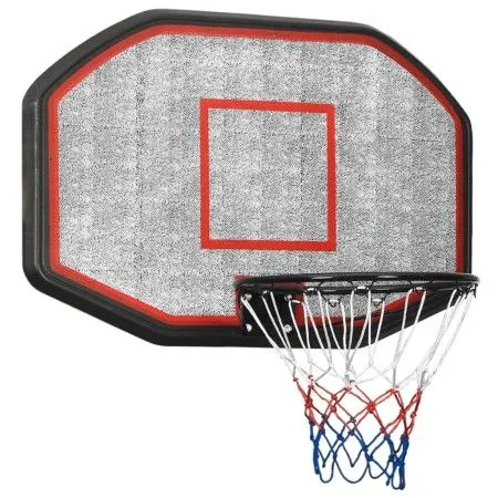 Black polyethylene basketball backboard 109x71x3 cm by vidaXL, basketball backboards - Ref: Foro24-93665, Price: 108,75 €, Di...
