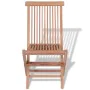 Klappbare Gartenstühle 4 Einheiten aus massivem Teakholz von vidaXL, Gartenstühle - Ref: Foro24-43040, Preis: 247,00 €, Rabat...