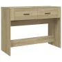 Konsolentisch aus Sonoma-Eichenfurnier 100x39x75 cm von vidaXL, Tische - Ref: Foro24-816779, Preis: 66,65 €, Rabatt: %