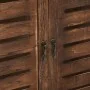 Dark brown paulownia wood display cabinet 46x24x140 cm by vidaXL, Lockers and storage cabinets - Ref: Foro24-338506, Price: 1...