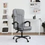 Hellgrauer, verstellbarer Bürostuhl aus Stoff von vidaXL, Bürostühle - Ref: Foro24-349617, Preis: 117,37 €, Rabatt: %