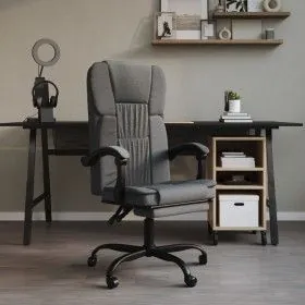 Dark Gray Fabric Reclining Office Chair by vidaXL, Office chairs - Ref: Foro24-349618, Price: 117,37 €, Discount: %