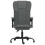Silla de oficina reclinable de tela gris oscuro de vidaXL, Sillas de oficina - Ref: Foro24-349618, Precio: 117,37 €, Descuent...