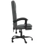 Silla de oficina reclinable de tela gris oscuro de vidaXL, Sillas de oficina - Ref: Foro24-349618, Precio: 117,37 €, Descuent...