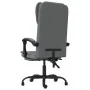 Silla de oficina reclinable de tela gris oscuro de vidaXL, Sillas de oficina - Ref: Foro24-349618, Precio: 117,37 €, Descuent...