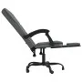 Silla de oficina reclinable de tela gris oscuro de vidaXL, Sillas de oficina - Ref: Foro24-349618, Precio: 117,37 €, Descuent...