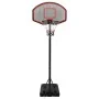 Black polyethylene basketball basket 237-307 cm by vidaXL, basketball baskets - Ref: Foro24-93653, Price: 159,53 €, Discount: %