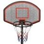 Black polyethylene basketball basket 237-307 cm by vidaXL, basketball baskets - Ref: Foro24-93653, Price: 159,53 €, Discount: %