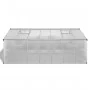 Anthrazitgraues Aluminium-Gewächshaus 10,53 m² von vidaXL, Gewächshäuser - Ref: Foro24-43556, Preis: 1,00 €, Rabatt: %