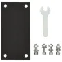 Black polyethylene basketball backboard 71x45x2 cm by vidaXL, basketball backboards - Ref: Foro24-93667, Price: 55,45 €, Disc...
