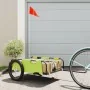 Bicycle trailer iron and green Oxford cloth by vidaXL, Bicycle trailers - Ref: Foro24-94179, Price: 93,12 €, Discount: %
