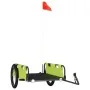 Bicycle trailer iron and green Oxford cloth by vidaXL, Bicycle trailers - Ref: Foro24-94179, Price: 93,12 €, Discount: %