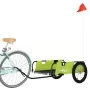 Bicycle trailer iron and green Oxford cloth by vidaXL, Bicycle trailers - Ref: Foro24-94179, Price: 93,12 €, Discount: %