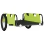 Bicycle trailer iron and green Oxford cloth by vidaXL, Bicycle trailers - Ref: Foro24-94179, Price: 93,12 €, Discount: %