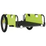 Fahrradanhänger aus Eisen und grünem Oxford-Stoff von vidaXL, Fahrradanhänger - Ref: Foro24-94179, Preis: 93,12 €, Rabatt: %