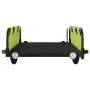 Bicycle trailer iron and green Oxford cloth by vidaXL, Bicycle trailers - Ref: Foro24-94179, Price: 93,12 €, Discount: %