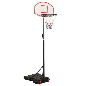 White polyethylene basketball basket 216-250 cm by vidaXL, basketball baskets - Ref: Foro24-93655, Price: 92,78 €, Discount: %