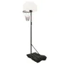 Weißer Basketballkorb aus Polyethylen, 216–250 cm von vidaXL, Basketballkörbe - Ref: Foro24-93655, Preis: 92,78 €, Rabatt: %