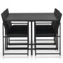 7-piece garden dining set and black synthetic rattan cushions by vidaXL, Garden sets - Ref: Foro24-44444, Price: 509,08 €, Di...
