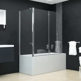 ESG-Faltduschwand 120x68x130 cm von vidaXL, Duschtüren - Ref: Foro24-144676, Preis: 232,44 €, Rabatt: %
