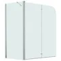 ESG folding shower screen 120x68x130 cm by vidaXL, shower doors - Ref: Foro24-144676, Price: 239,30 €, Discount: %