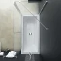 ESG folding shower screen 120x68x130 cm by vidaXL, shower doors - Ref: Foro24-144676, Price: 239,30 €, Discount: %