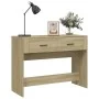 Konsolentisch aus Sonoma-Eichenfurnier 100x39x75 cm von vidaXL, Tische - Ref: Foro24-816779, Preis: 66,65 €, Rabatt: %