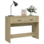 Mesa consola madera contrachapada roble Sonoma 100x39x75 cm de vidaXL, Mesas - Ref: Foro24-816779, Precio: 66,65 €, Descuento: %