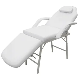 White synthetic leather esthetician bed 185x78x76 cm by vidaXL, massage chairs - Ref: Foro24-110041, Price: 212,81 €, Discoun...