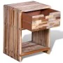 Recycled teak wood nightstand with drawer by vidaXL, Nightstands - Ref: Foro24-241715, Price: 94,67 €, Discount: %