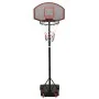 Black polyethylene basketball basket 216-250 cm by vidaXL, basketball baskets - Ref: Foro24-93656, Price: 97,51 €, Discount: %