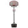 Schwarzer Basketballkorb aus Polyethylen, 216–250 cm von vidaXL, Basketballkörbe - Ref: Foro24-93656, Preis: 97,51 €, Rabatt: %