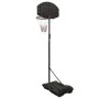 Black polyethylene basketball basket 216-250 cm by vidaXL, basketball baskets - Ref: Foro24-93656, Price: 97,51 €, Discount: %