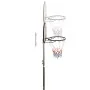 Black polyethylene basketball basket 216-250 cm by vidaXL, basketball baskets - Ref: Foro24-93656, Price: 97,51 €, Discount: %