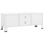 Industrielles TV-Möbel aus weißem Metall 105x35x42 cm von vidaXL, TV-Möbel - Ref: Foro24-339619, Preis: 75,55 €, Rabatt: %
