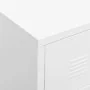 Industrial white metal TV stand 105x35x42 cm by vidaXL, TV Furniture - Ref: Foro24-339619, Price: 75,55 €, Discount: %