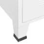 Industrielles TV-Möbel aus weißem Metall 105x35x42 cm von vidaXL, TV-Möbel - Ref: Foro24-339619, Preis: 75,55 €, Rabatt: %
