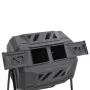 Black garden composting container 73x64x95 cm 160 L by vidaXL, Composters - Ref: Foro24-152232, Price: 124,09 €, Discount: %